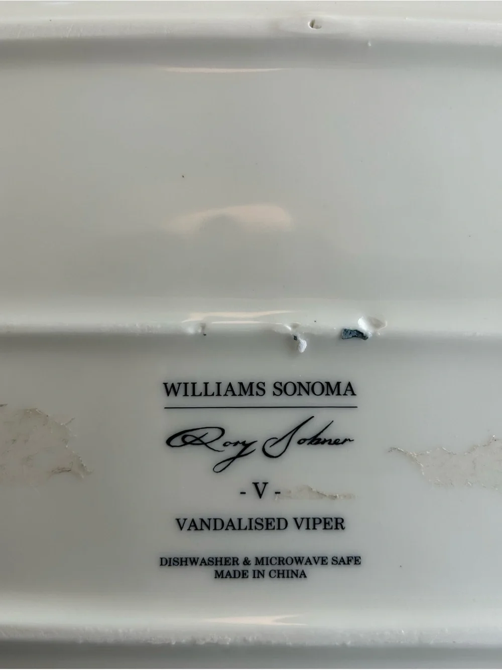 Williams Sonoma Rory Dobner V tray